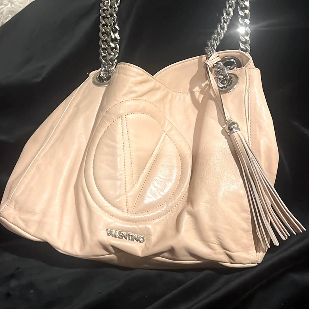 Valentino Mario Valentino Luisa Signature Leather Shoulder Bag